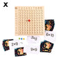 Montessori Multiplication Wooden Board Game Kids Learning Educational Toys 99 Multiplication Table Math Addition Teaching Aids maboutique jeux et loisirs